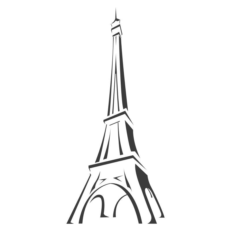 Sticker Tour Eiffel Design