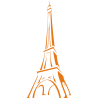 Sticker Tour Eiffel Design