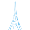 Sticker Tour Eiffel Design