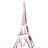 Sticker Tour Eiffel Design