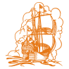 Sticker Bateau Galion