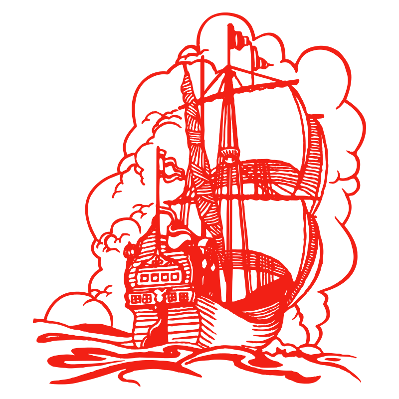 Sticker Bateau Galion