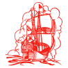 Sticker Bateau Galion