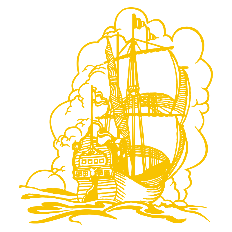 Sticker Bateau Galion