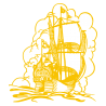 Sticker Bateau Galion
