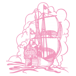 Sticker Bateau Galion