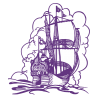 Sticker Bateau Galion