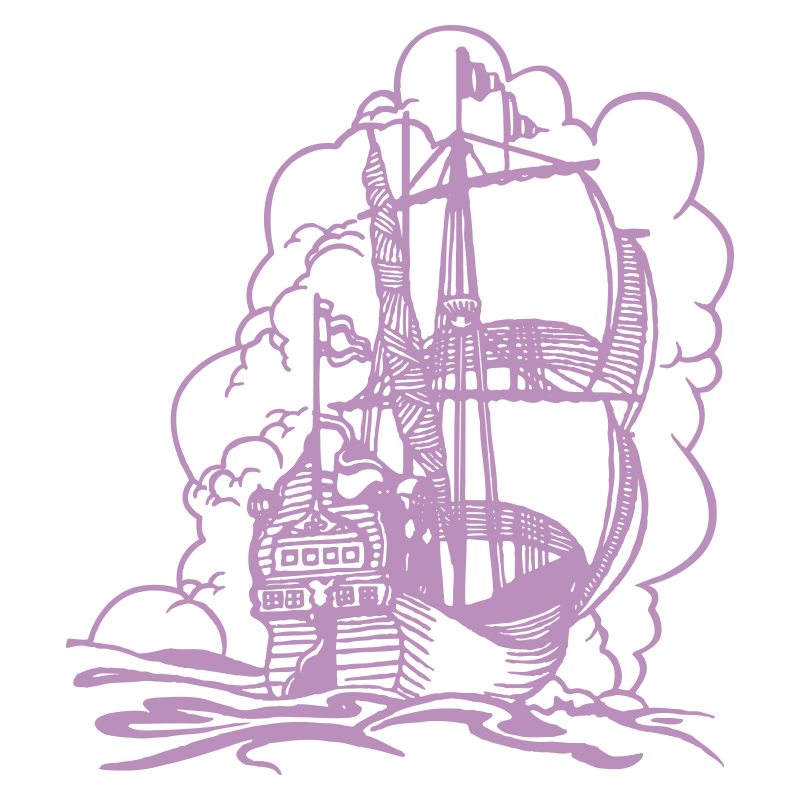 Sticker Bateau Galion