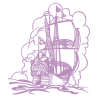 Sticker Bateau Galion