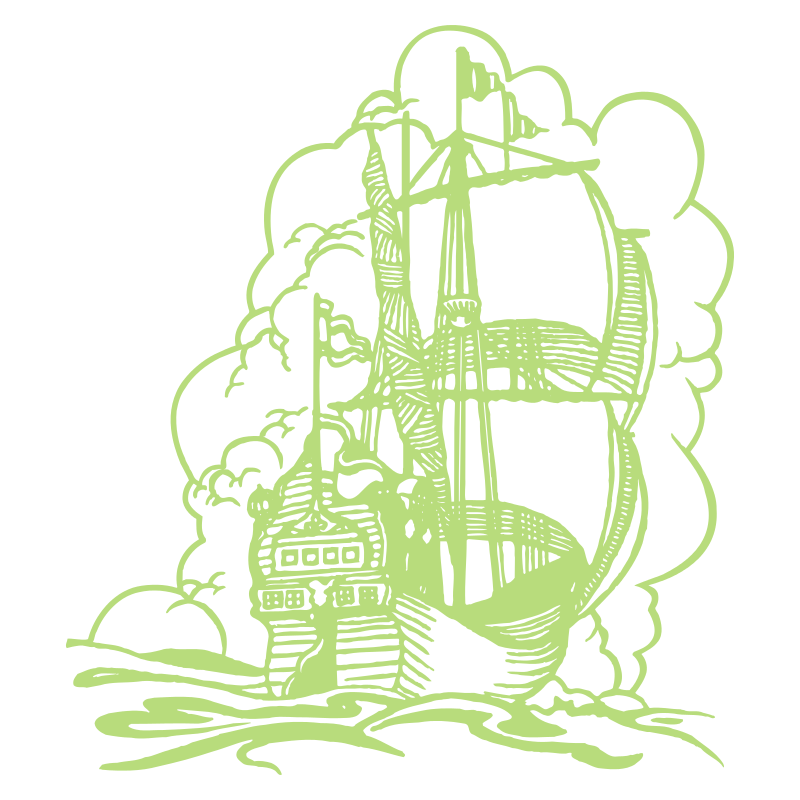 Sticker Bateau Galion