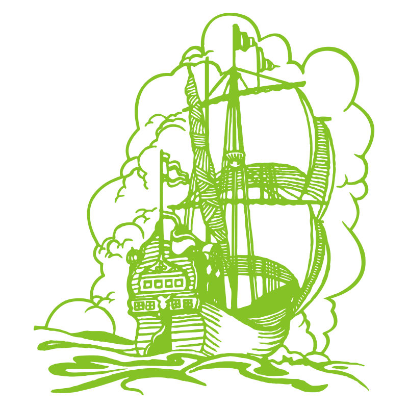 Sticker Bateau Galion