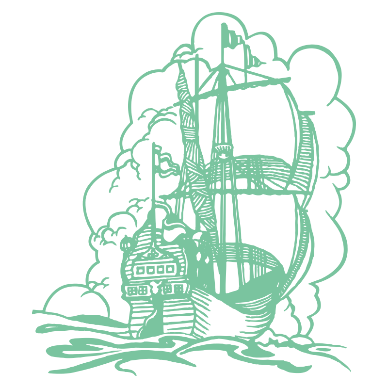 Sticker Bateau Galion