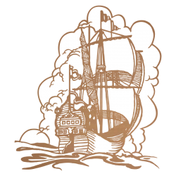 Sticker Bateau Galion