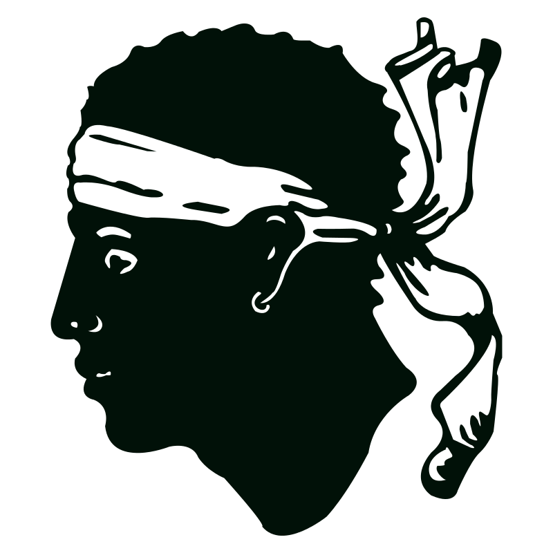 Sticker Tête de Maure Corse