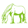 Sticker Cheval qui broute