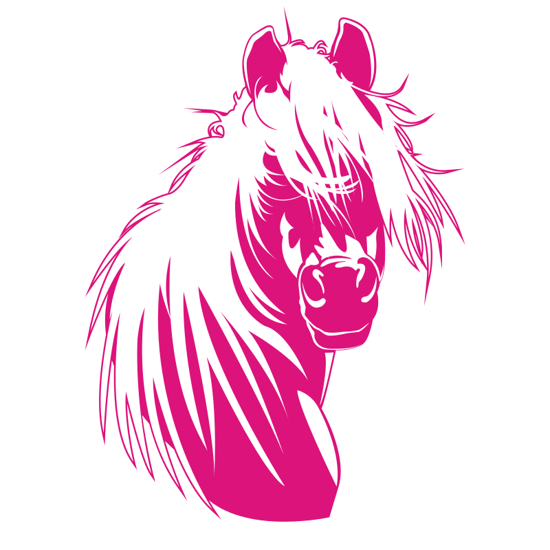 Sticker Tête de cheval