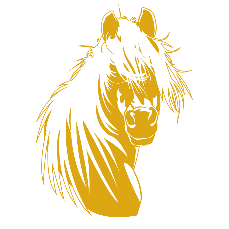 Sticker Tête de cheval