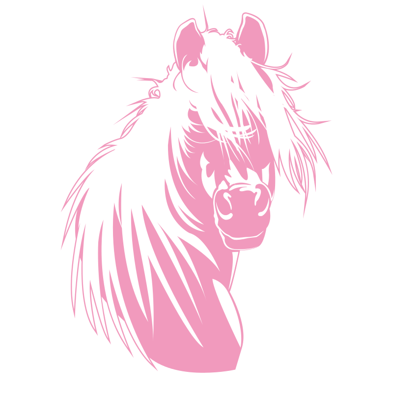 Sticker Tête de cheval