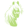 Sticker Tête de cheval