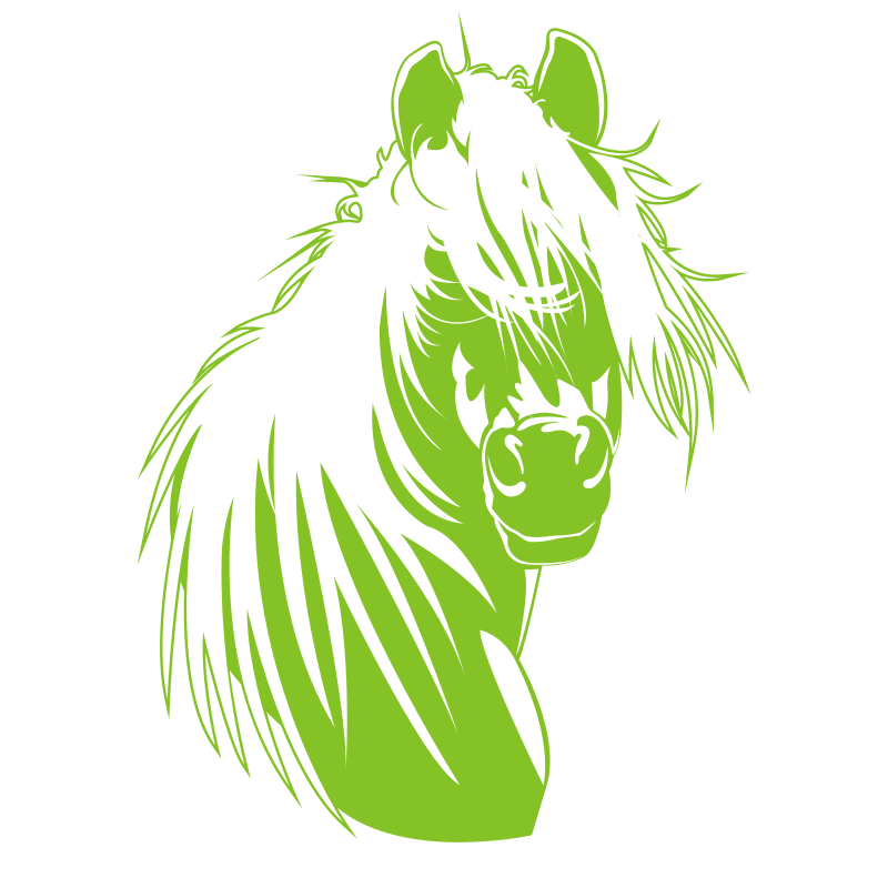 Sticker Tête de cheval