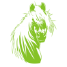 Sticker Tête de cheval