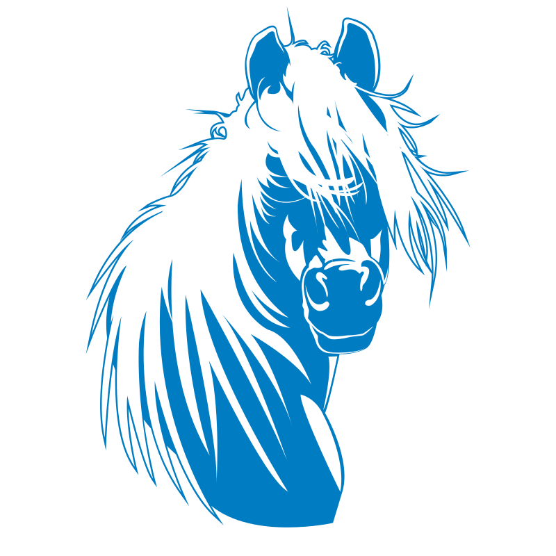 Sticker Tête de cheval