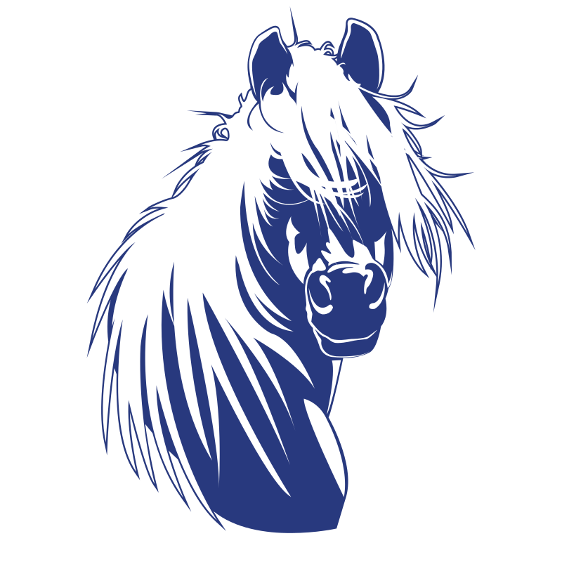 Sticker Tête de cheval