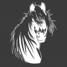 Sticker Tête de cheval