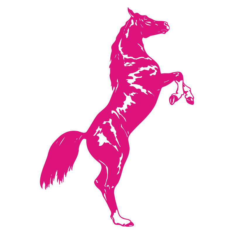 Sticker Cheval cabré