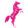 Sticker Cheval cabré