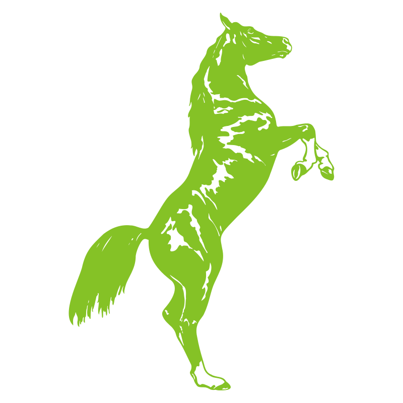 Sticker Cheval cabré