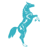 Sticker Cheval cabré