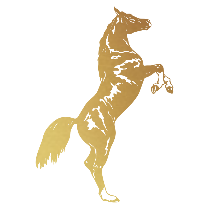 Sticker Cheval cabré