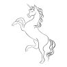 Sticker Licorne