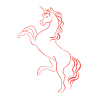 Sticker Licorne