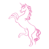Sticker Licorne