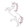 Sticker Licorne