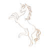Sticker Licorne