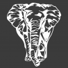 Sticker Éléphant de face