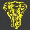Sticker Éléphant de face