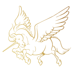 Sticker Licorne Ailée