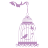 Sticker cage à oiseaux