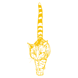 Sticker Chat géant