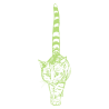 Sticker Chat géant