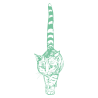Sticker Chat géant