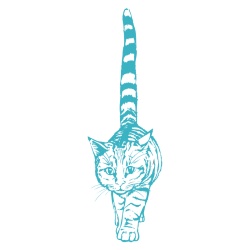 Sticker Chat géant