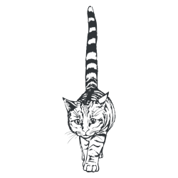 Sticker Chat géant