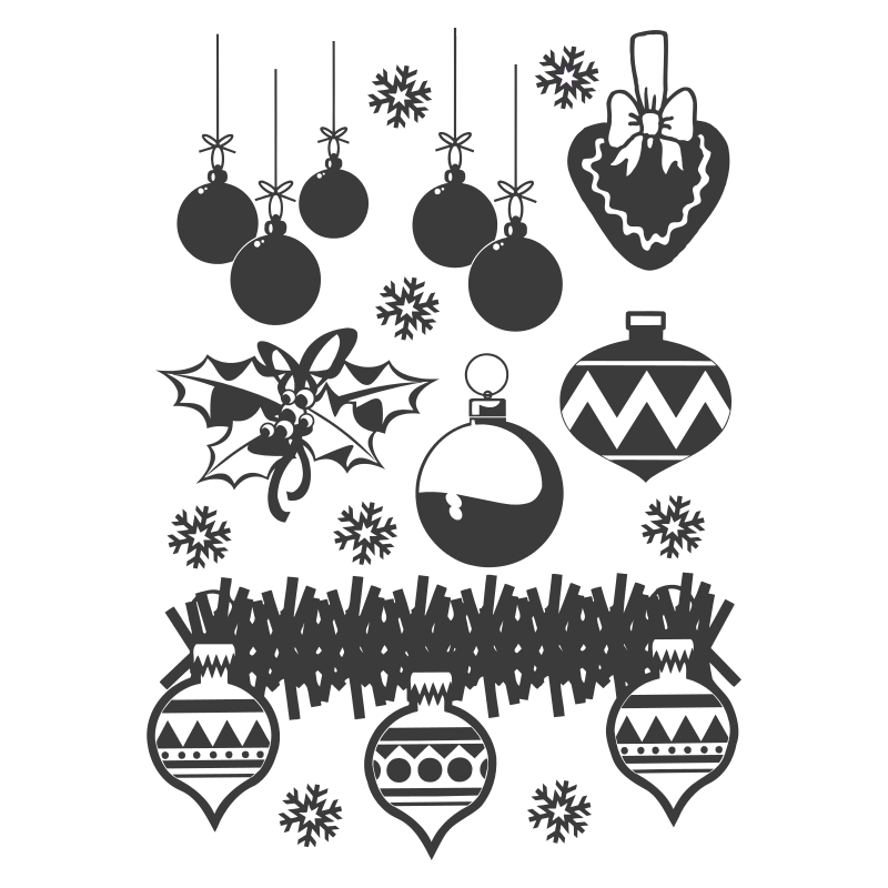 Sticker Planche de Noël