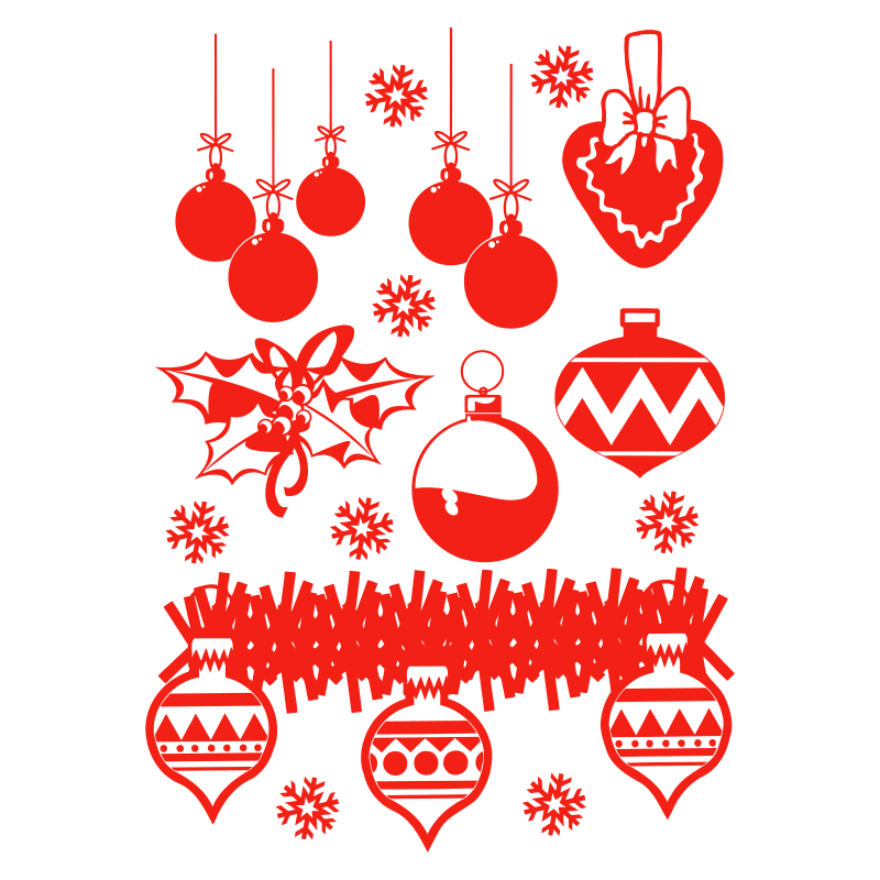Sticker Planche de Noël