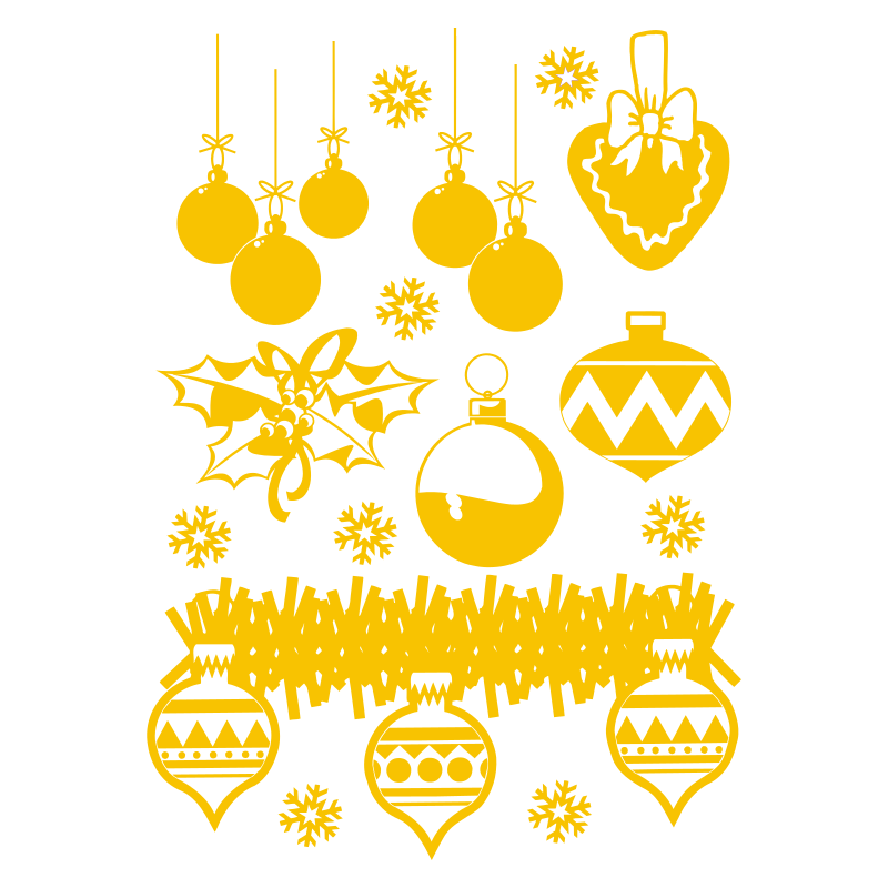 Sticker Planche de Noël